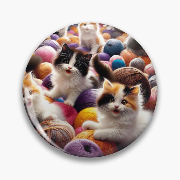 Item preview, Kittens in fur ball heaven designed and sold by yodabi.