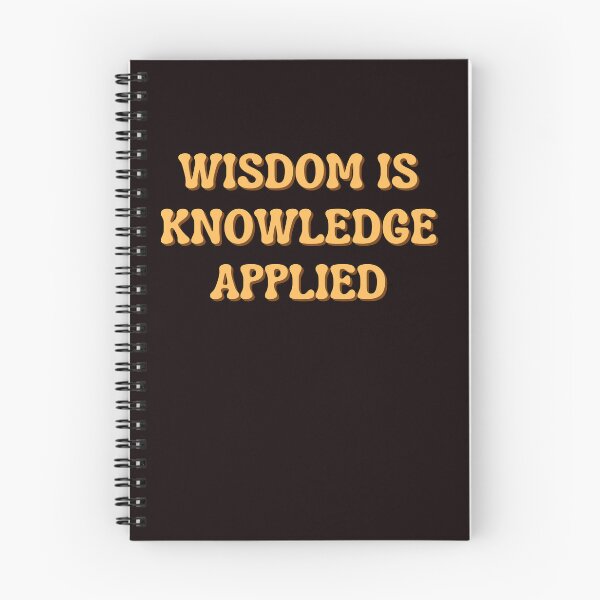 Item preview,  Wisdom is knowledge applied designed and sold by AngelArtss.