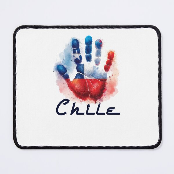 Item preview, Chilean Flag Watercolor Handprint Art designed and sold by SambaStyles.