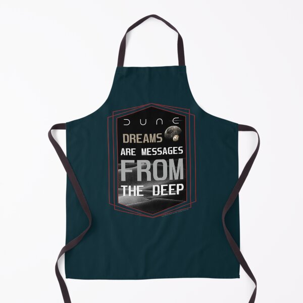 Item preview, DUNE. Dreams Are Messages From The Deep (dark navy blue background) designed and sold by bekksa.