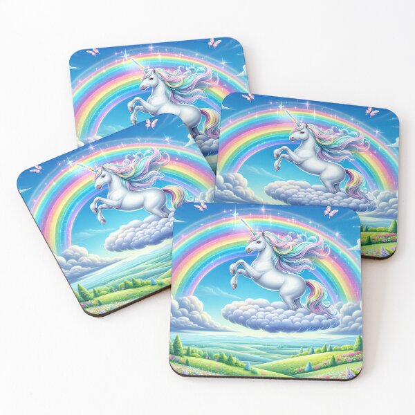 Item preview, Unicorn riding a cloud designed and sold by yodabi.