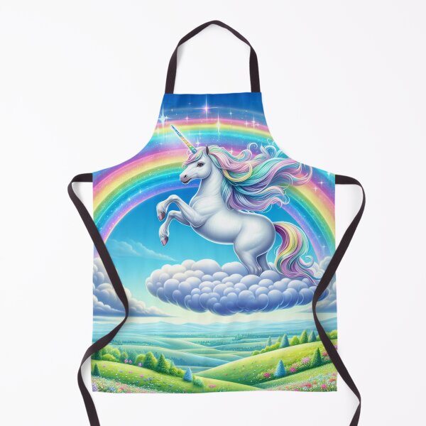 Item preview, Unicorn riding a cloud designed and sold by yodabi.