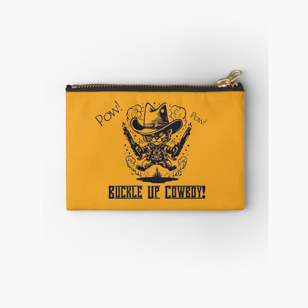 Item preview, Pow! Pow! Buckle up Cowboy | Wild Cats with guns | Western Cowboy Gifts for Dad | Western art  designed and sold by themichetti.