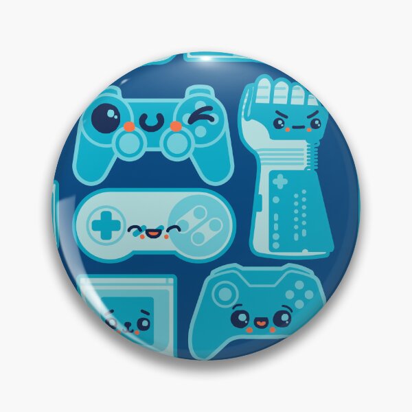 Item preview, Cute as Buttons Kawaii Video Game Controllers designed and sold by vonplatypus.