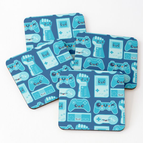Item preview, Cute as Buttons Kawaii Video Game Controllers designed and sold by vonplatypus.