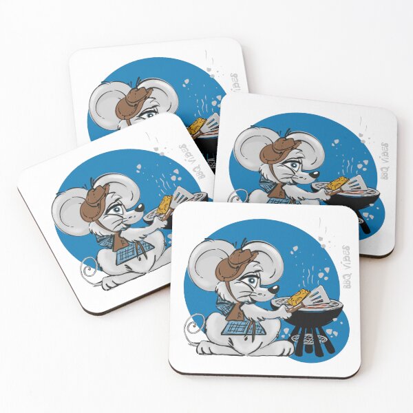 Item preview, Mouse BBQ Vibes. Fun Story. Hand-drawn Digital Art designed and sold by DigiPicStock.