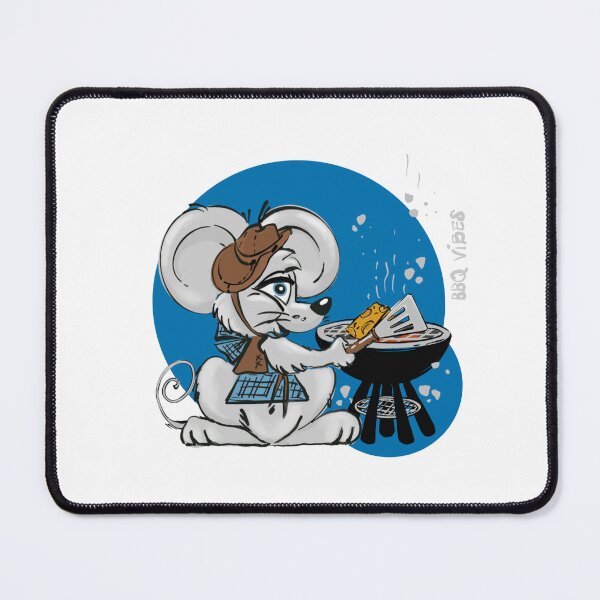 Item preview, Mouse BBQ Vibes. Fun Story. Hand-drawn Digital Art designed and sold by DigiPicStock.