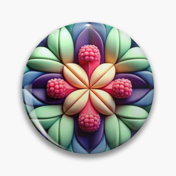 Item preview,   Futuristic Geometric  Pistachio, Raspberry, Blueberry, Martinique Artwork designed and sold by mymagicstoreus.