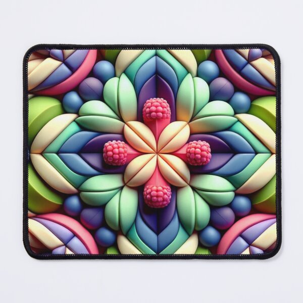 Item preview,   Futuristic Geometric  Pistachio, Raspberry, Blueberry, Martinique Artwork designed and sold by mymagicstoreus.