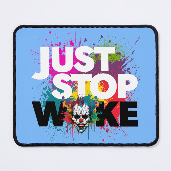 Item preview, Just Stop Woke Clown World (White/Black) designed and sold by InnocDesigns.