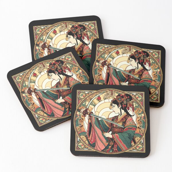 Item preview, Chinese Swordswoman Warrior Princess Art Deco Style designed and sold by Roger-C.