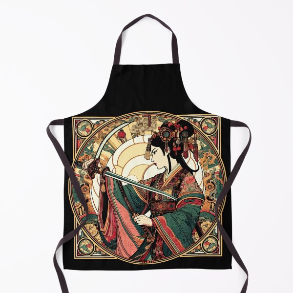 Item preview, Chinese Swordswoman Warrior Princess Art Deco Style designed and sold by Roger-C.