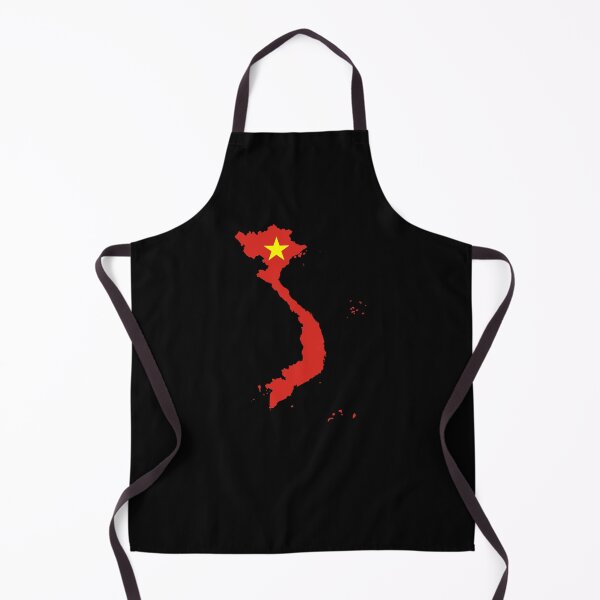 Item preview, Flag Map of Vietnam designed and sold by feether-store.