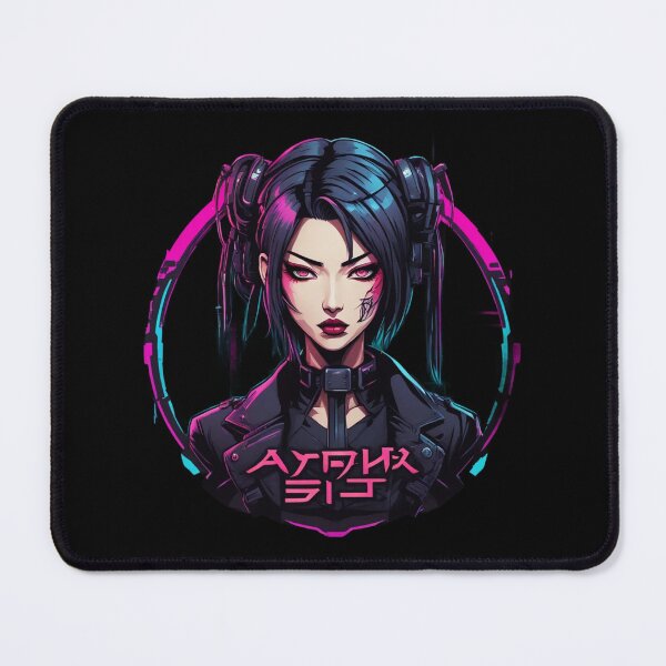 Item preview, Anime Cyberpunk Girl, Kanji, Unique Design designed and sold by Burn-Ego.