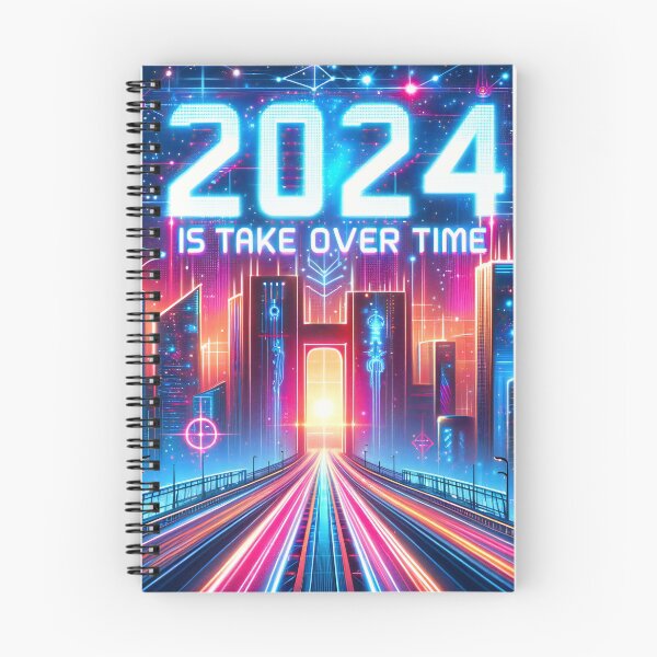 Item preview, Dawn of Digital Dominion: 2024 Marks AI Ascendancy designed and sold by ArtComixHaven.