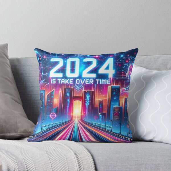 Item preview, Dawn of Digital Dominion: 2024 Marks AI Ascendancy designed and sold by ArtComixHaven.