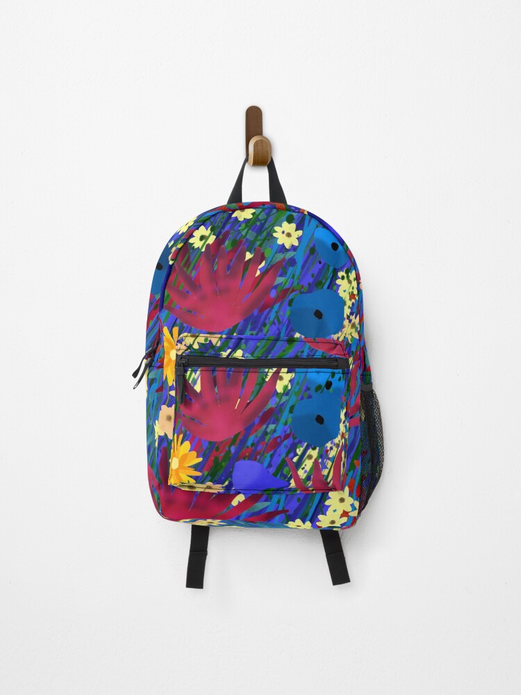 Thumbnail 1 of 3, Backpack, Flower Power designed and sold by Hitchen.