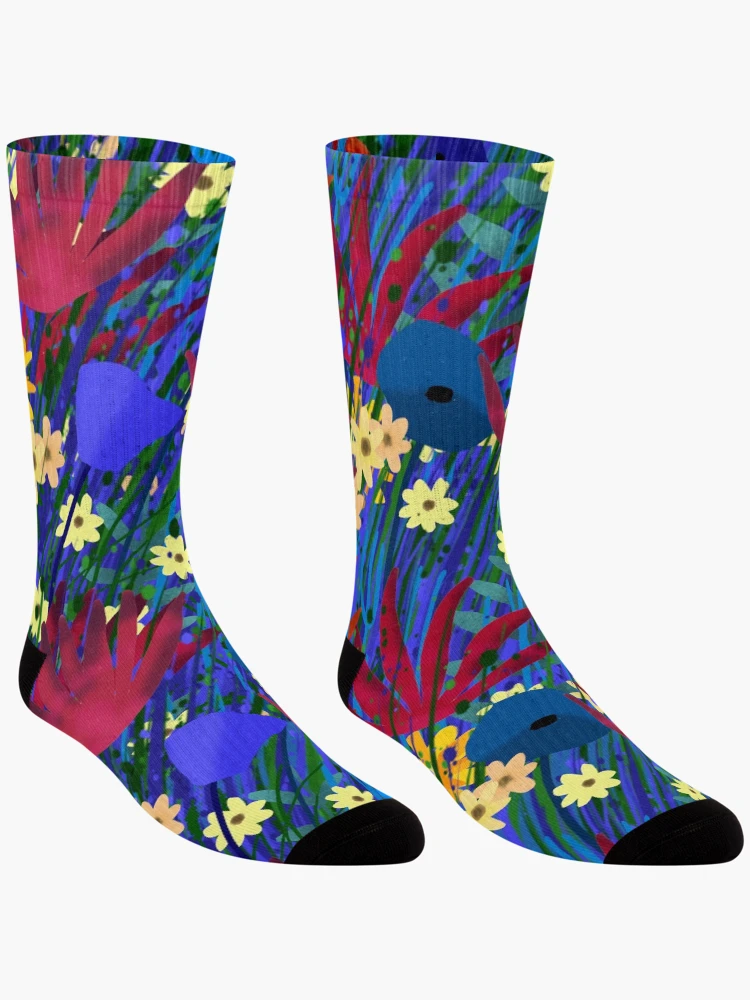 Thumbnail 3 of 5, Socks, Flower Power  designed and sold by Andrew  Hitchen.