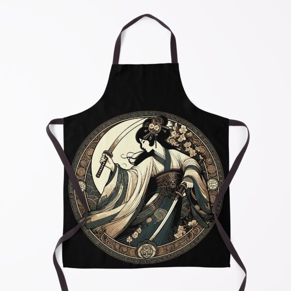 Item preview, Chinese Swordswoman Warrior Princess Art Nouveau Style designed and sold by Roger-C.