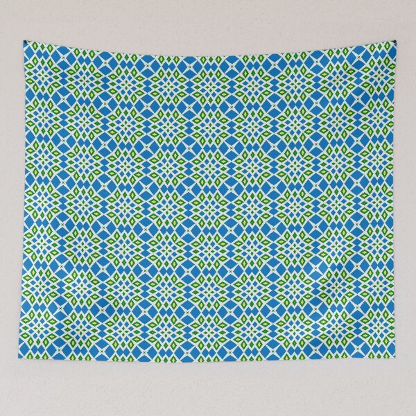Item preview, A blue and yellow pattern designed and sold by johndesign88.
