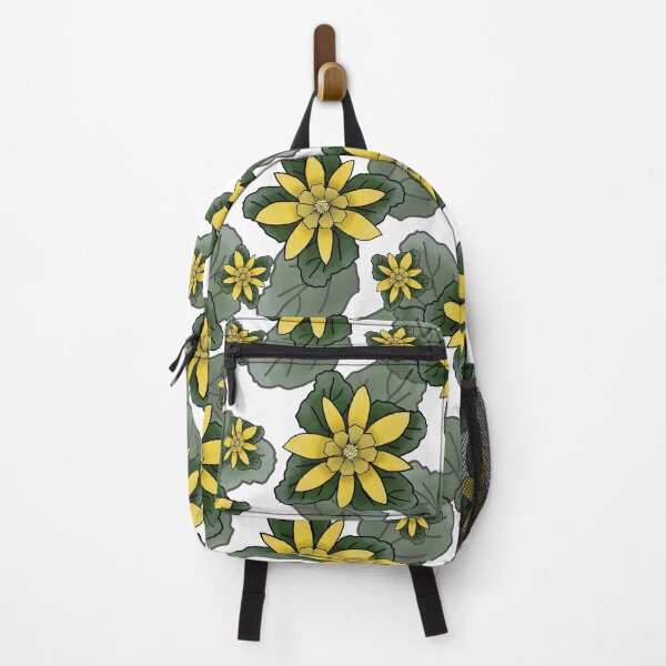 Item preview, Lesser Celandine Floral pattern on white background designed and sold by Mbmcdonaldart.