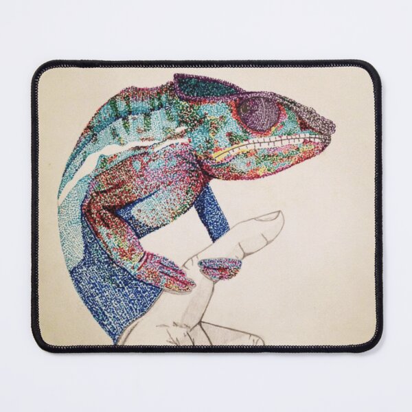 Item preview, Pointillism Chameleon designed and sold by AshLeeMarieDell.