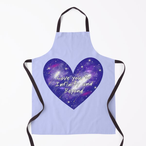 Item preview, Love You to Infinity and Beyond, on a Space Heart Background designed and sold by nemuisensei.