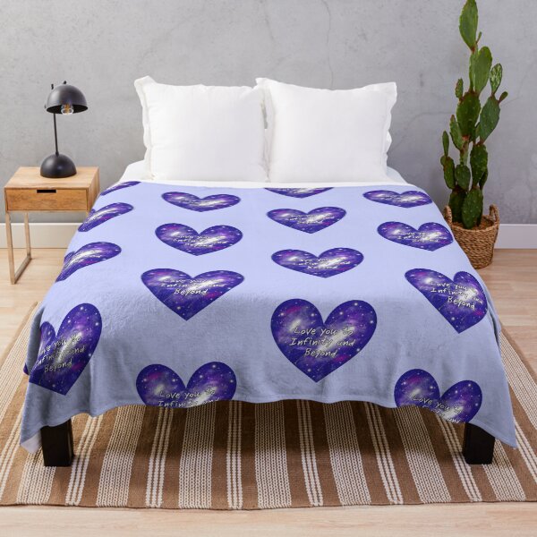 Item preview, Love You to Infinity and Beyond, on a Space Heart Background designed and sold by nemuisensei.
