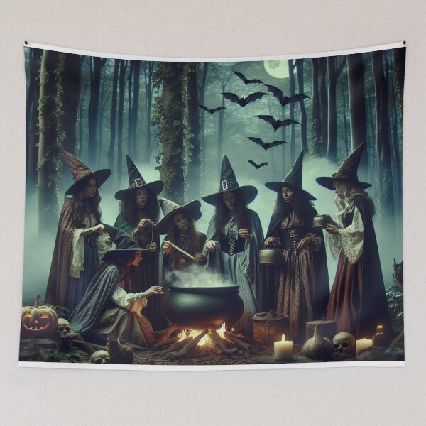 Item preview, Witches preparing for a ritual designed and sold by yodabi.