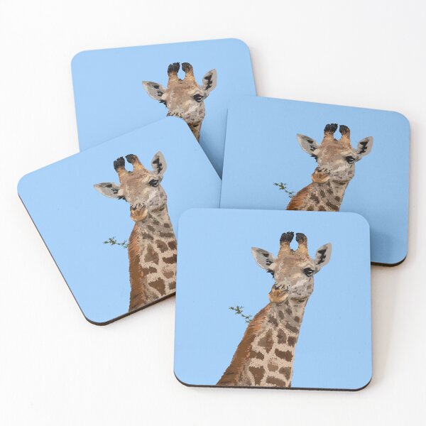 Item preview, Digital Giraffe Portrait designed and sold by SafariByMarisa.