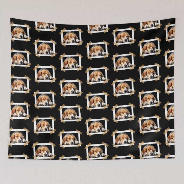 Item preview, American Foxhound Sleeping designed and sold by TheAnimalZ00.