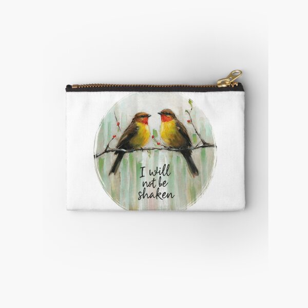 Item preview, I Will Not Be Shaken, Two Birds on a Tree Art designed and sold by Faithloveshop.