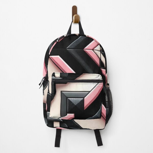 Item preview,   Futuristic Geometric In Pink And Black Artwork designed and sold by mymagicstoreus.