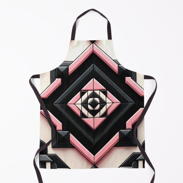 Item preview,   Futuristic Geometric In Pink And Black Artwork designed and sold by mymagicstoreus.