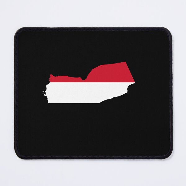 Item preview, Flag Map of Yemen designed and sold by feether-store.