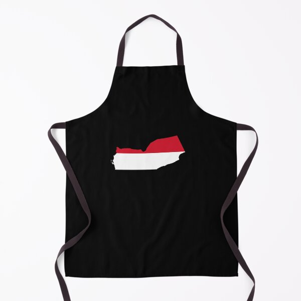 Item preview, Flag Map of Yemen designed and sold by feether-store.