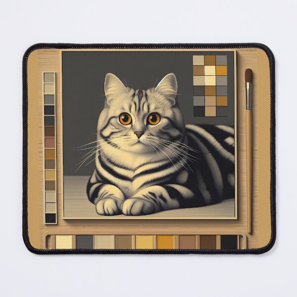Item preview, Majestic Whisker Impressions: American Bobtail Elegance designed and sold by BastKittyStore.