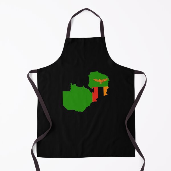 Item preview, Flag Map of Zambia designed and sold by feether-store.