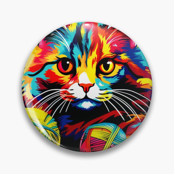 Item preview, Rainbow funny and cheerful kitten.  designed and sold by Zofia Sosnecka.