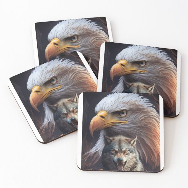Item preview, Eagle and Wolf designed and sold by KreativT-shirts.