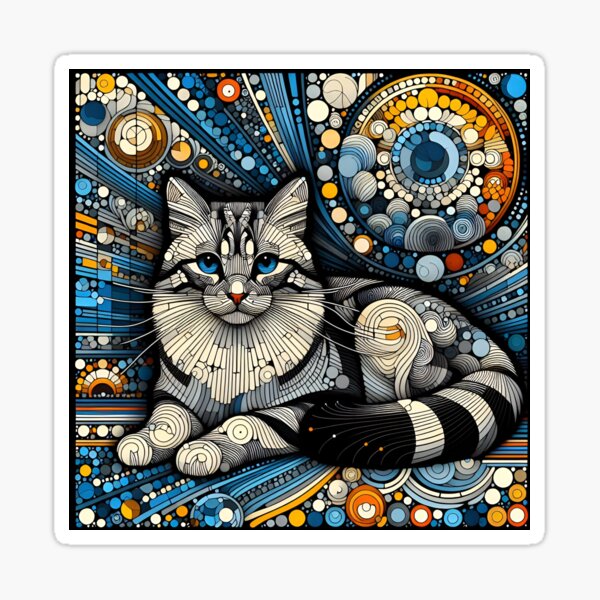 Item preview, Radiant Whiskers: American Bobtail Luminescence designed and sold by BastKittyStore.