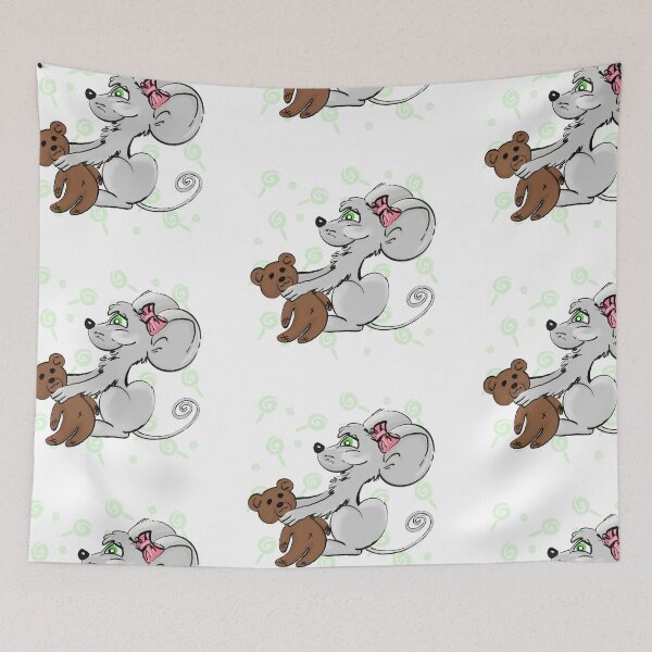 Item preview, Mouse BBQ Vibes. Fun Story. Hand-drawn Digital Art designed and sold by DigiPicStock.
