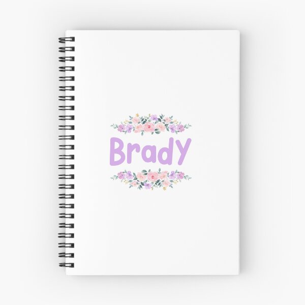 Item preview, Purple Flower Brady Name Label  designed and sold by NormadWorld.