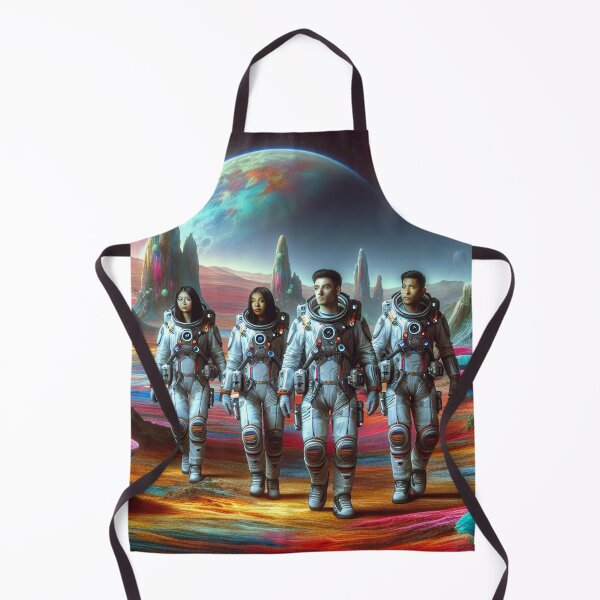 Item preview, Astronauts walking on a distant planet designed and sold by yodabi.