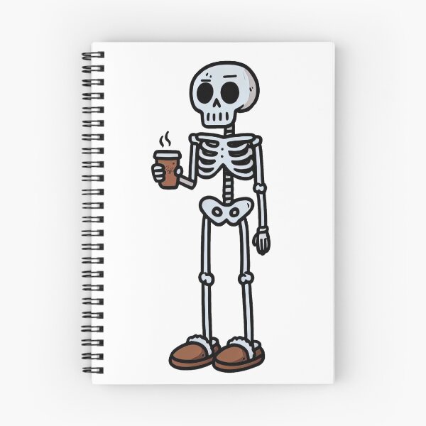 Item preview, Skeleton squeezing a cup of coffee designed and sold by DRAGON FIRE.