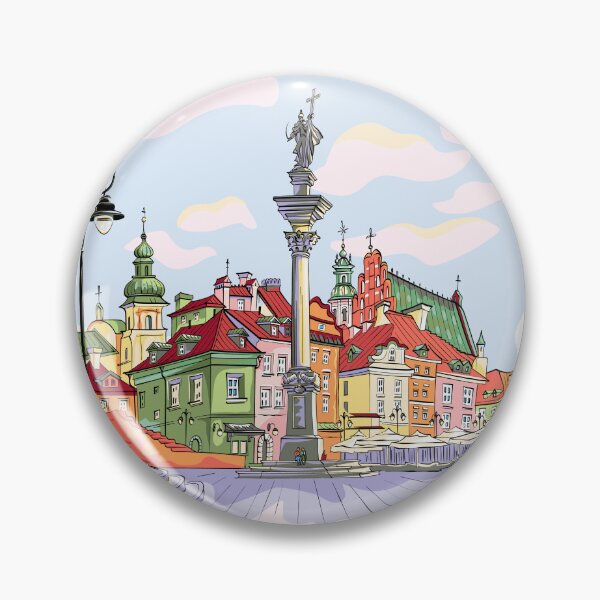 Item preview, Castle Square in Warsaw Old town, Poland. designed and sold by kavalenkavart.