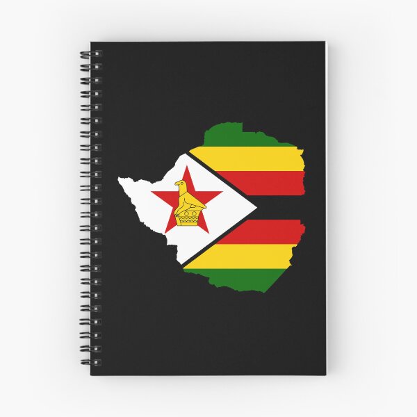 Item preview, Flag Map of Zimbabwe designed and sold by feether-store.