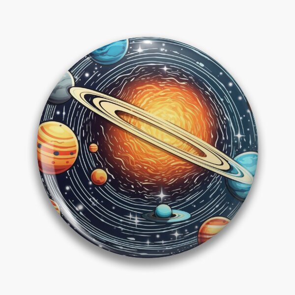 Item preview, Space Stickers Galactic Wonders Vibrant Space and Planet Sticker Collection designed and sold by UncleFizziwigs.