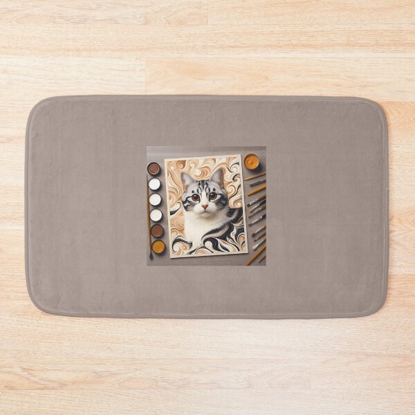 Item preview, Harmony in Hues: American Bobtail Impressions designed and sold by BastKittyStore.