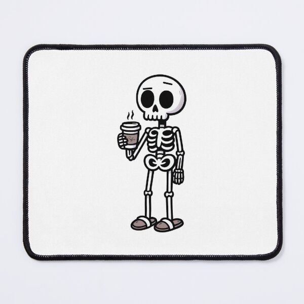 Item preview, Skeleton squeezing a cup of coffee designed and sold by DRAGON FIRE.